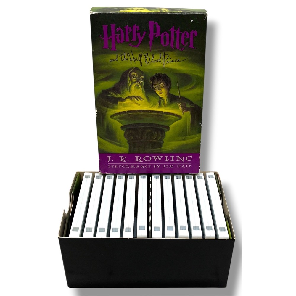 Harry Potter and the Half-Blood Prince Audiobook 12 Cassette Tape Set Jim Dale