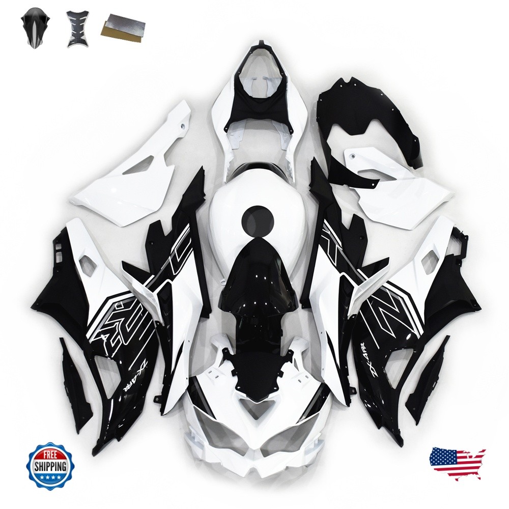 White Black Fairing Kit For Kawasaki Ninja ZX4R ZX4RR 2023 2024 2025 / ZX-25R