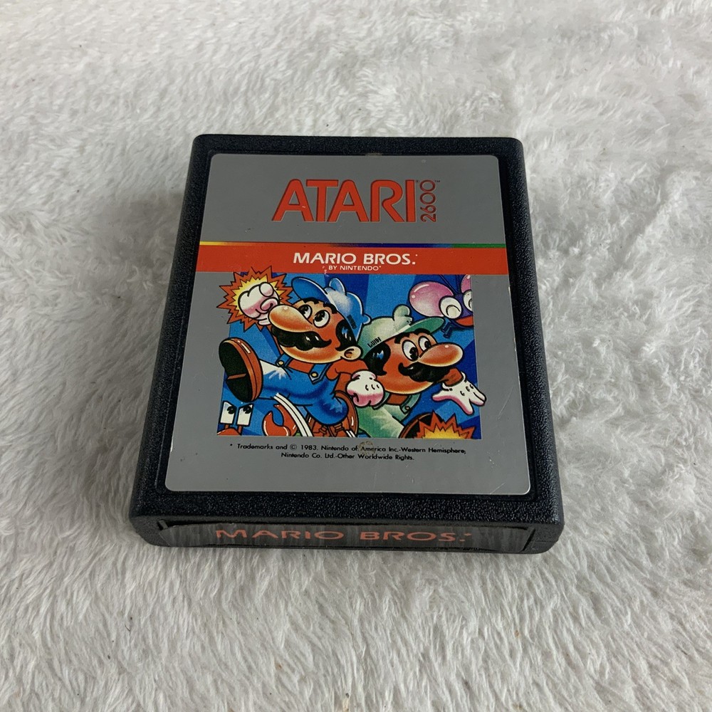 Mario Bros. (Atari 2600, 1983) Tested and Working