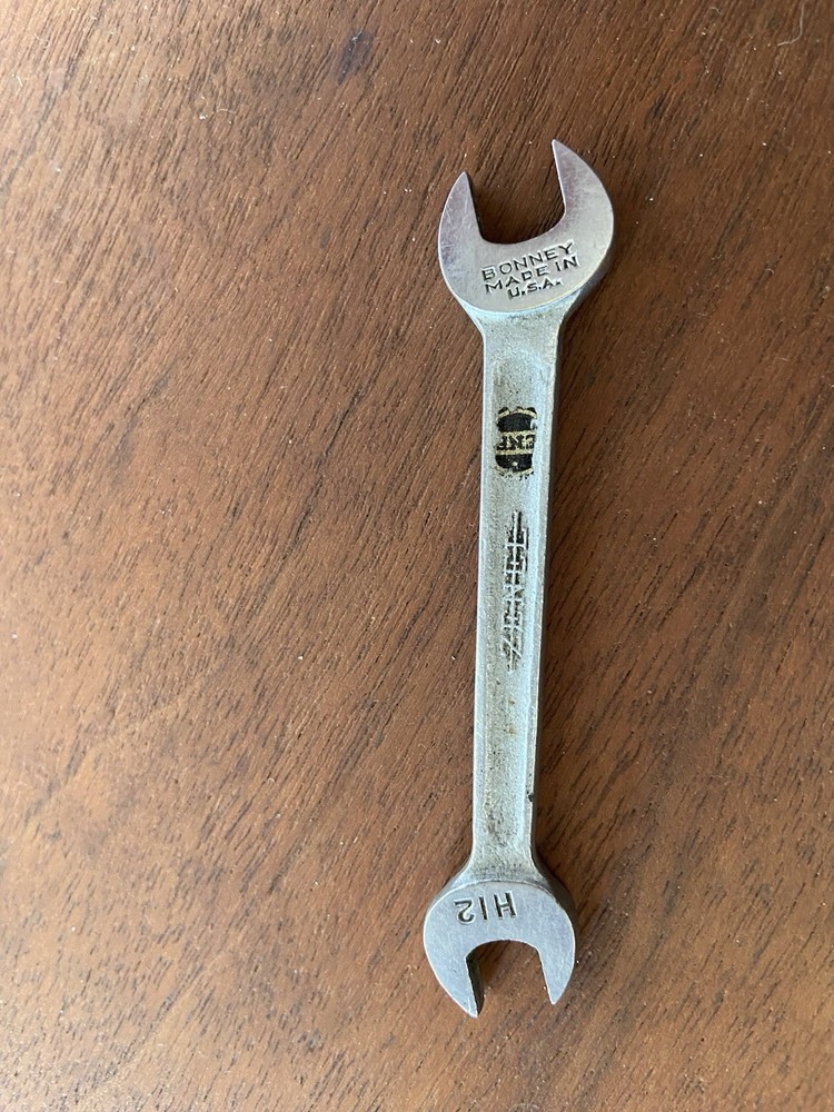 Zenel Bonney Made In The USA Open end Wrench H12