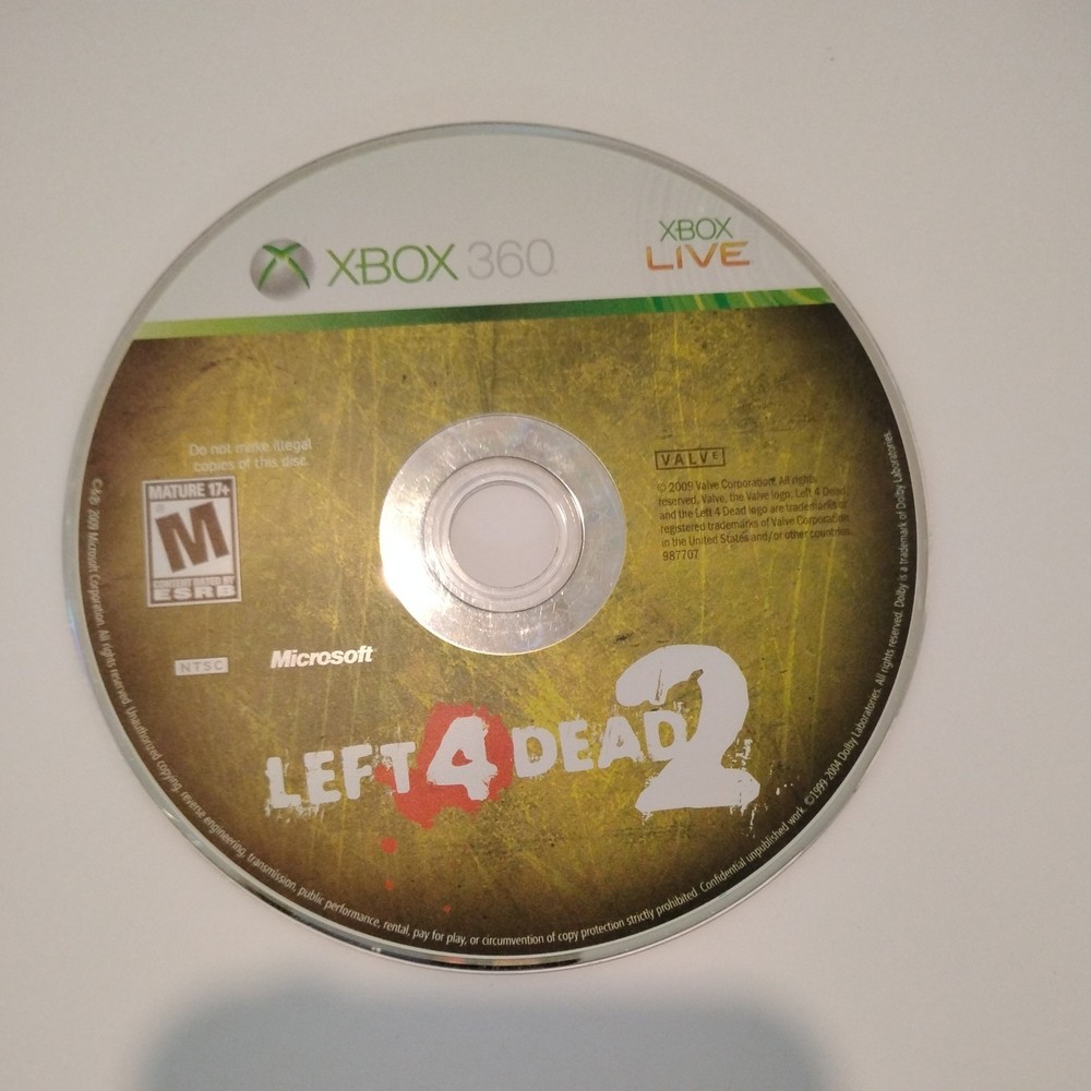 Left 4 Dead 2 (Microsoft Xbox 360, 2009) DISC ONLY