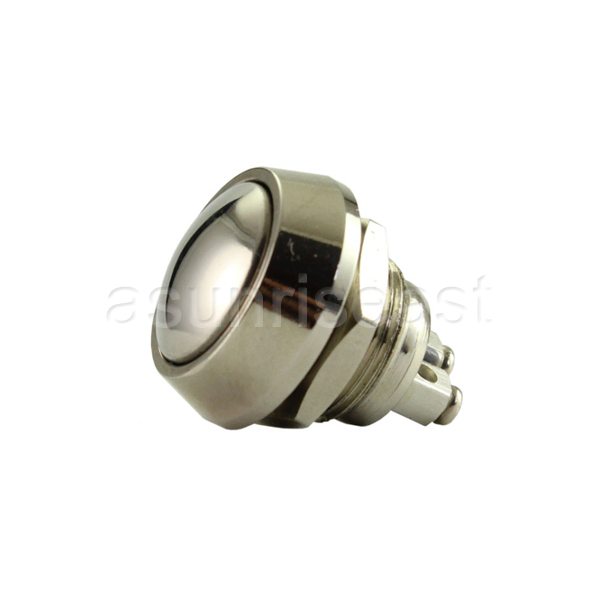 5x12mm Waterproof Anti-Rust Dome Top Momentary Metal Pushbutton Switch