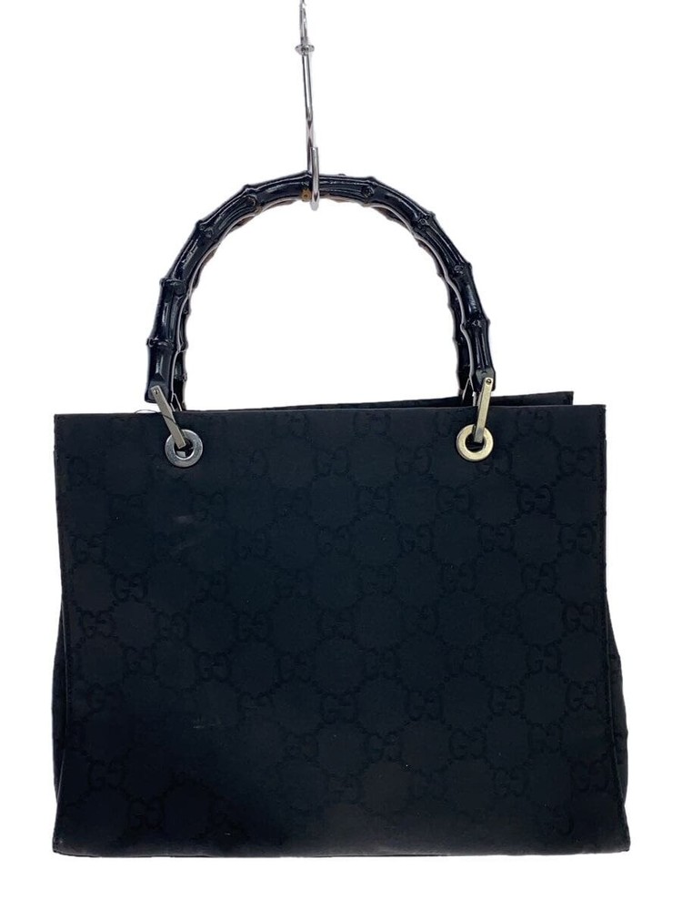 Authentic Japanese Import GUCCI Black Leather Tote Bag