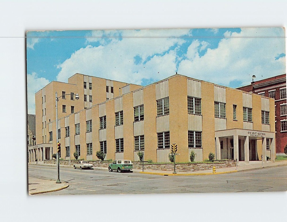 Postcard Ohio County Courthouse Wheeling City Hall West Virginia USA