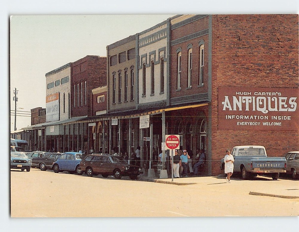 Postcard Home of Pres. Jimmy Carter Plains Georgia USA