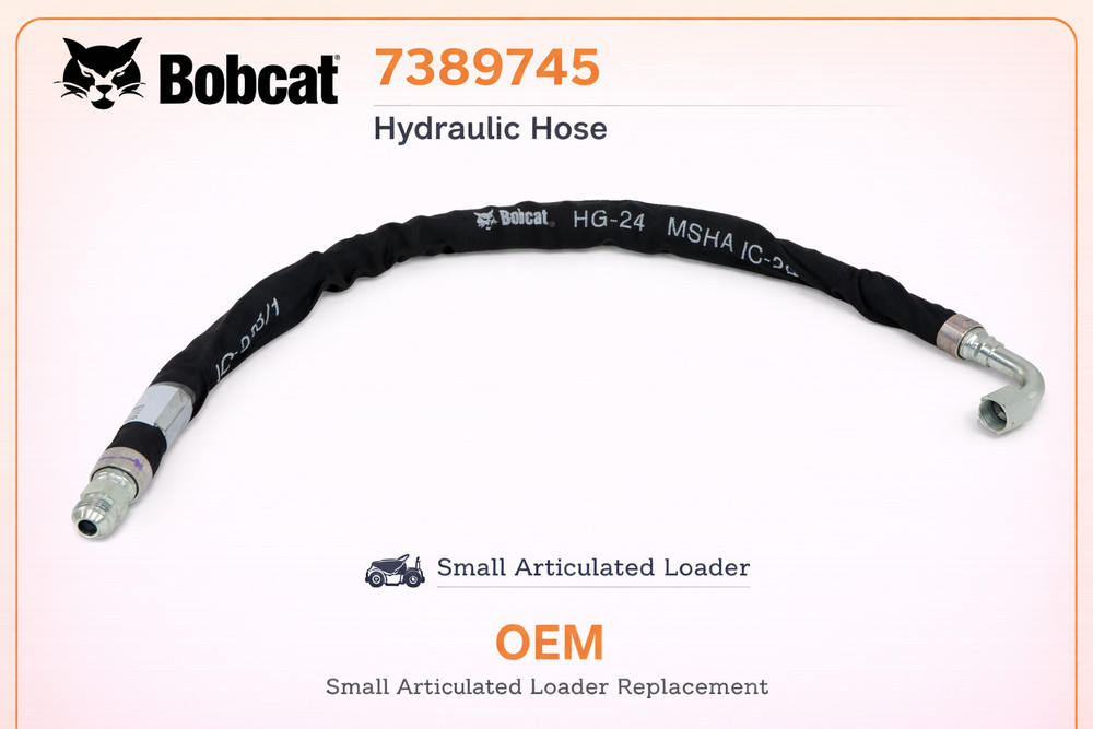 Bobcat Hydraulic Hose 7389745 Small Articulated Loader OEM Replacement