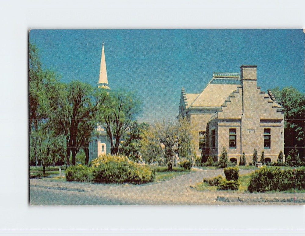 Postcard Village Green Weymouth Massachusetts USA
