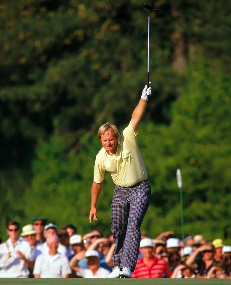 Jack Nicklaus 1986 Masters Victory 8x10 Photo Print