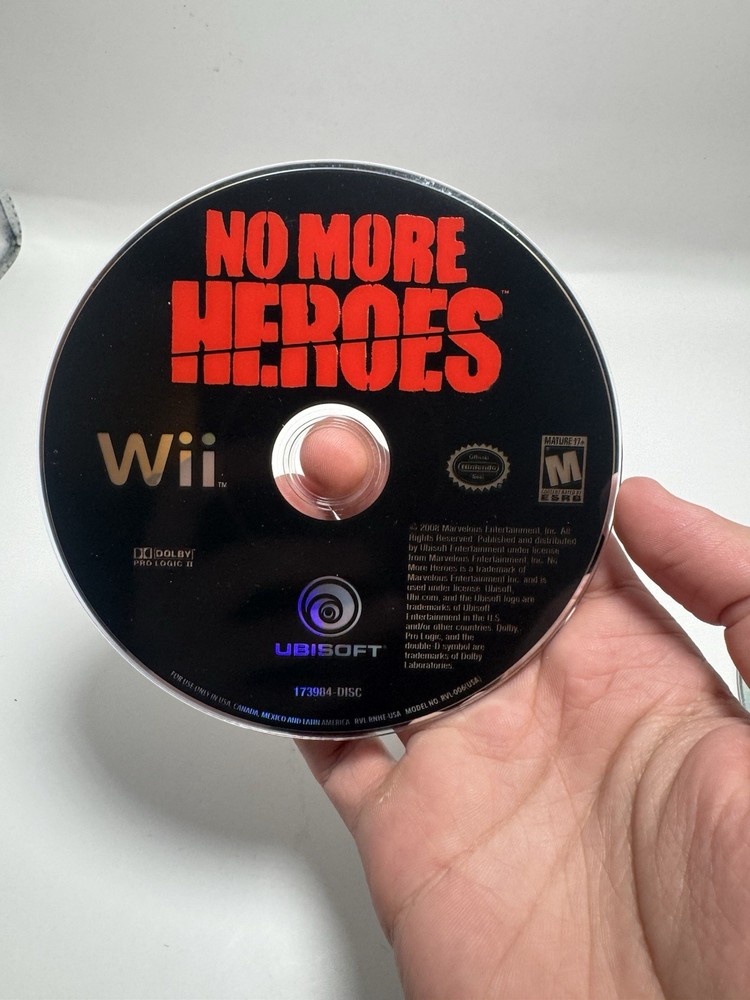 No More Heroes (Wii) Disc Only