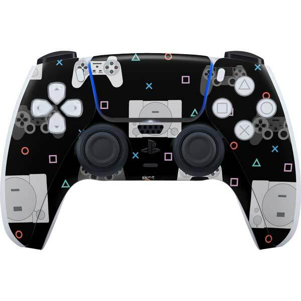 Retro Gaming PS5 Controller Skin - PlayStation Pattern