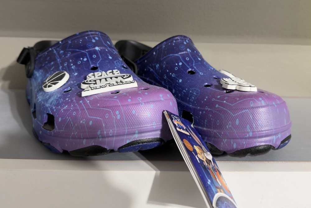 Men’s Size 12 Space Jam Crocs New With Tags