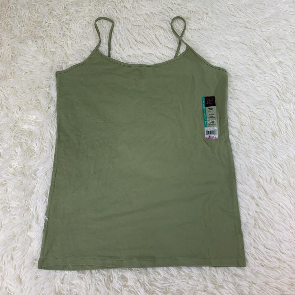 No Boundaries olive cami junior XL