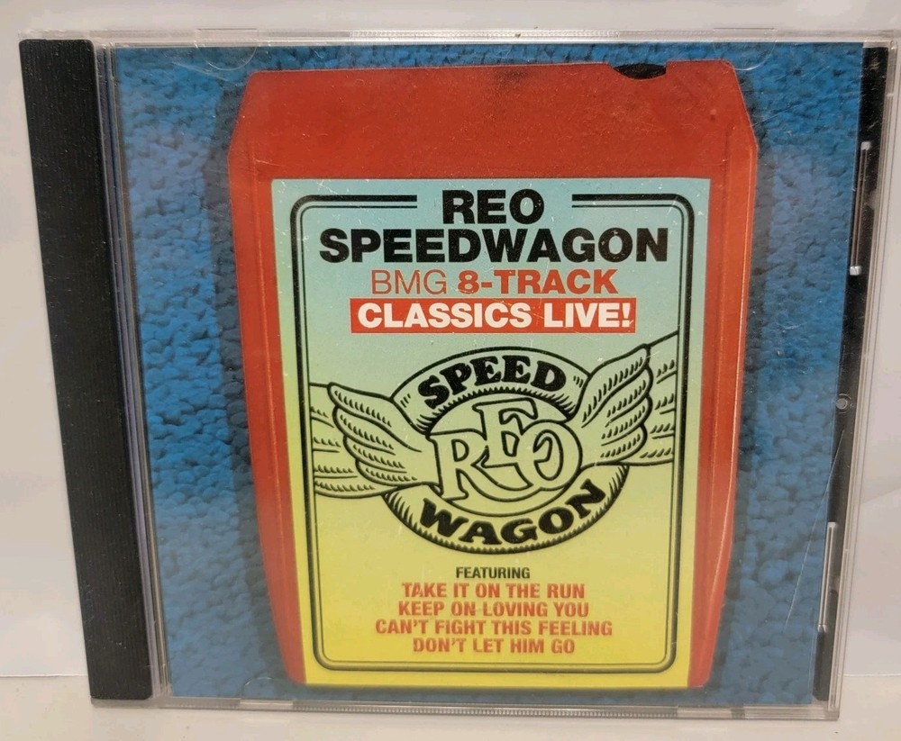 8-Track Classics Live! by REO Speedwagon CD 2018 Take It On The Run, Music Man