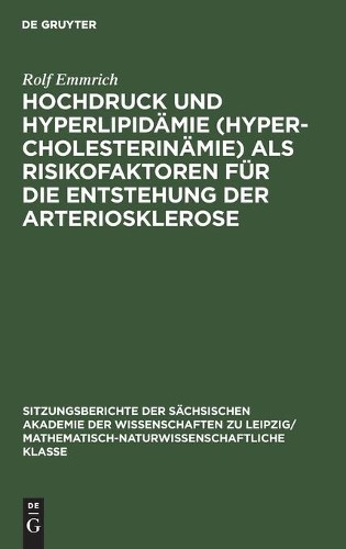 Rolf Emmrich Hochdruck Und Hyperlipidämie (Hypercholesterinämie) ALS  (Hardback)