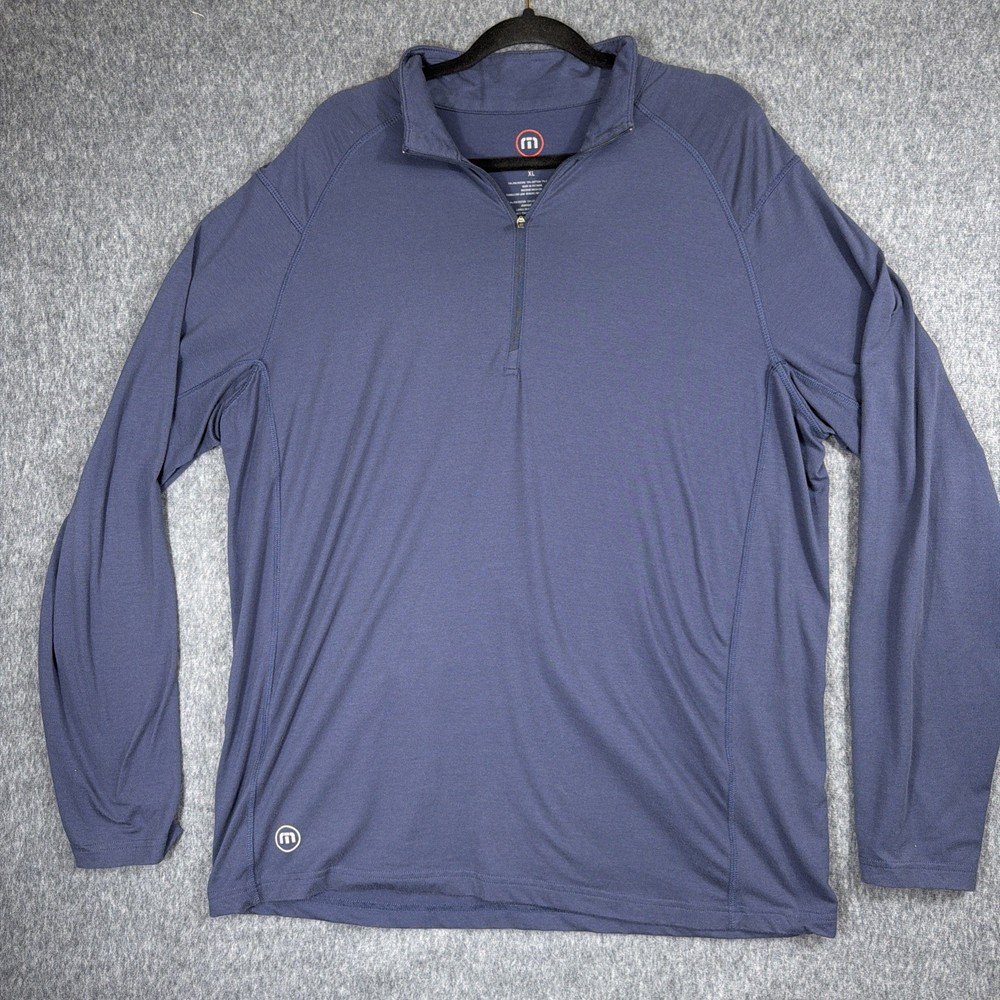 Travis Mathew 1/4 Zip Pullover Mens XL Lightweight Long Sleeve Golf Performance