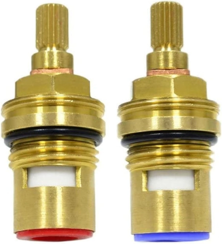 Huashan Replacement Brass Ceramic Disc Stem Cartridge Faucet Valve Quarter Turn