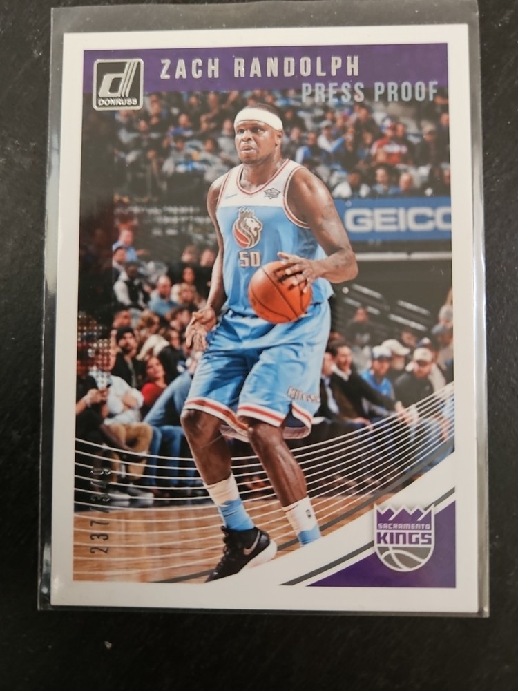 2018-19 Panini Donruss Press Proof Silver Zach Randolph #81 349/349