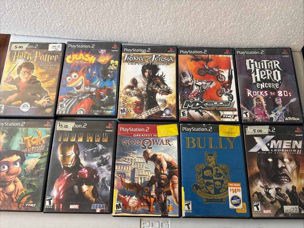 Lot of 10 Sony PlayStation 2 PS2 Games All Complete