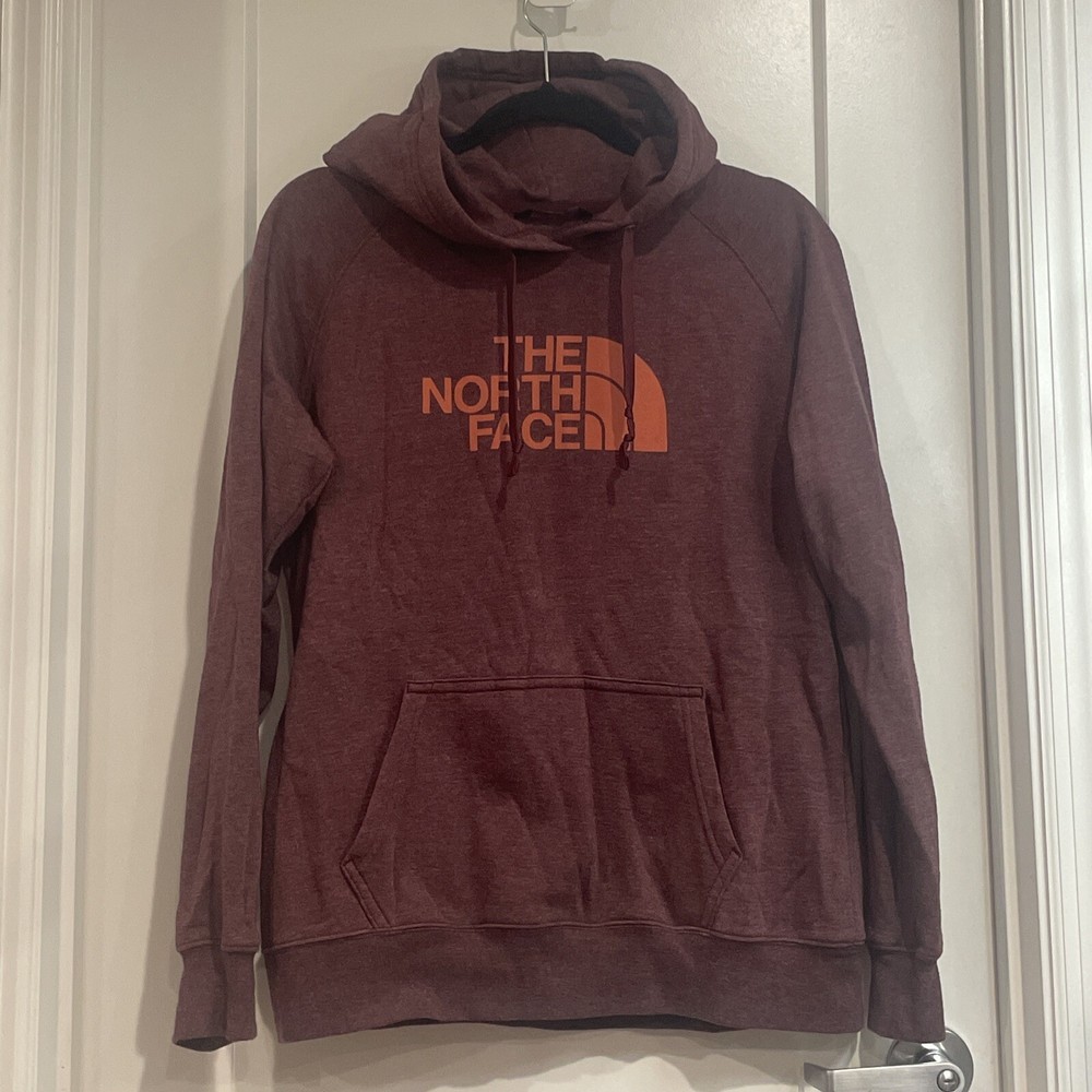 The North Face Women’s size L Hoodie Half Dome Pullover Maroon