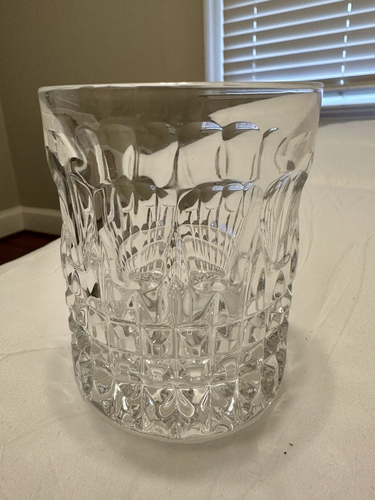 Gorham Crystal Double Old Fashioned glass in  Fairfax pattern Bavarian crystal