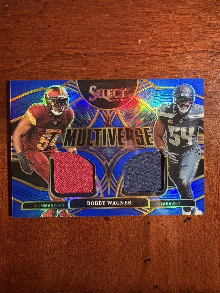 2025 Panini Select-Bobby Wagner-Multiverse Dual Patch-Seahawks/Commanders