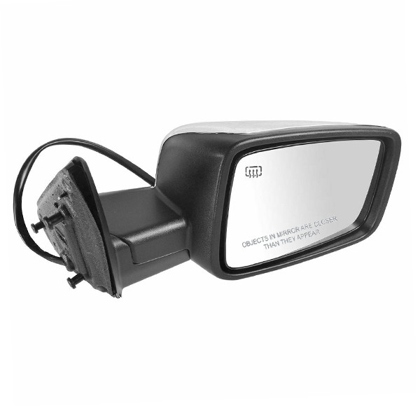2009 Ram 1500 Front Right Mirror Chrome Plastic 55079042AC 55079042AD Replacement