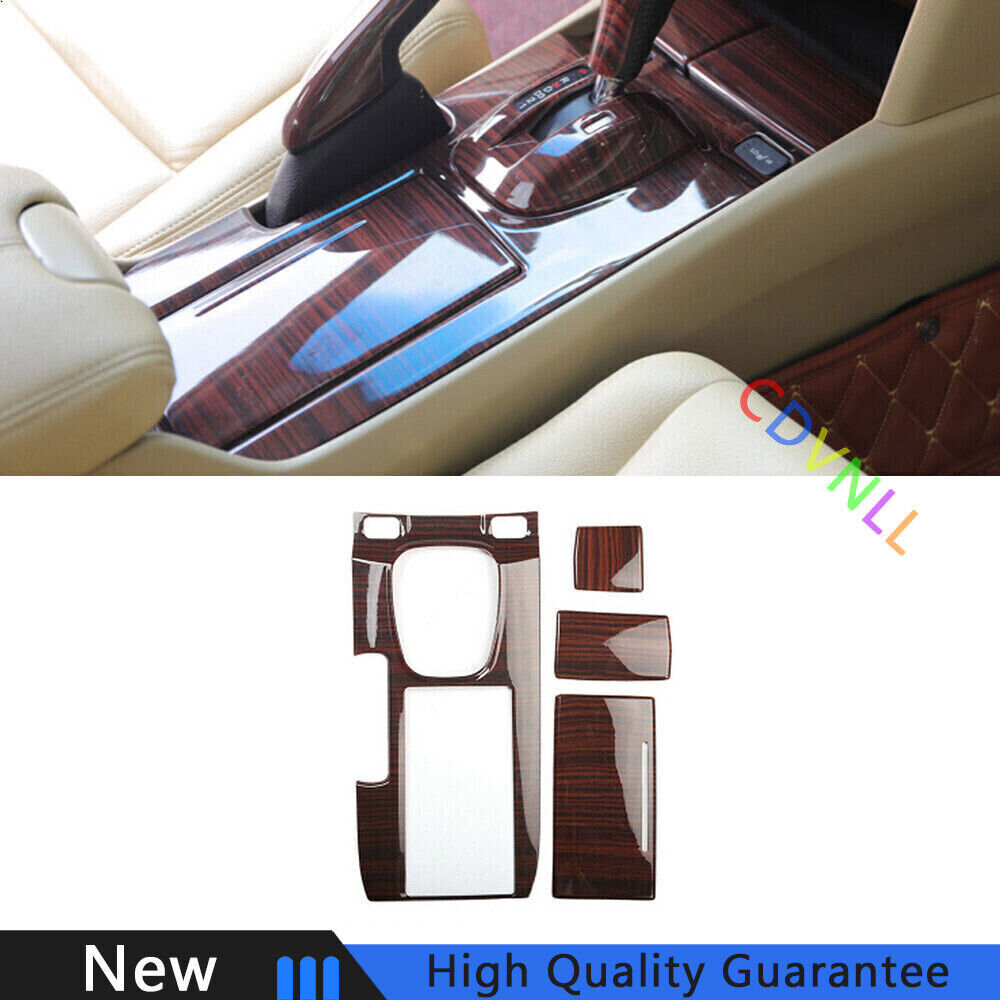For Honda Accord Crosstour 08-2013 Wood Grain Central Console Gear Shift Cover