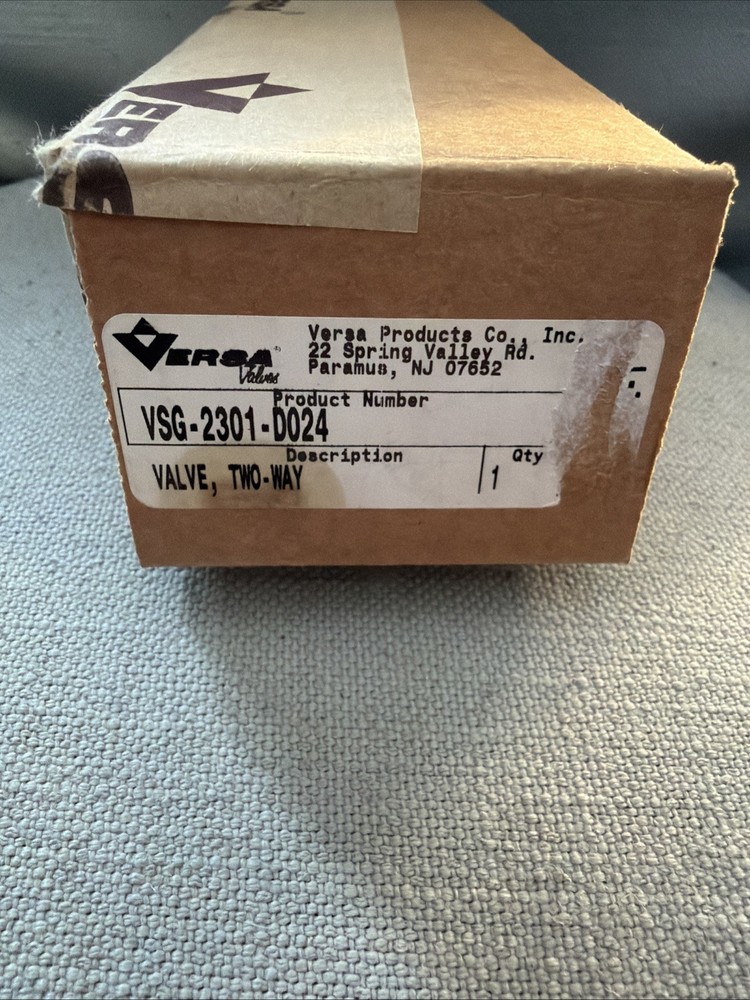 Versa Valves Vsg-2301-D024 (New In Box)