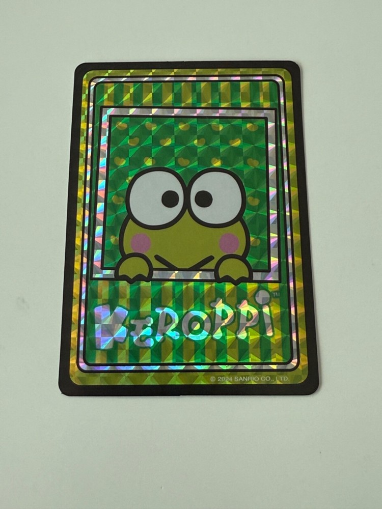Hello Kitty and Friends Holographic Trading Stickers KEROPPI Frame