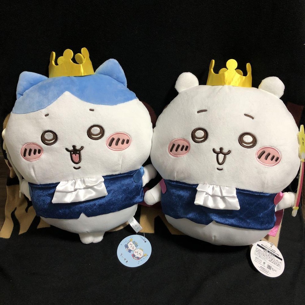 Chiikawa Hachiware Birth day Big Plush Toy Set 35cm Of 2 63