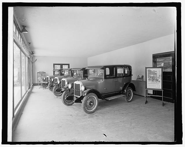 Rockville Md Montgomery County Motor Co 1910s Automobile Showroom Cars