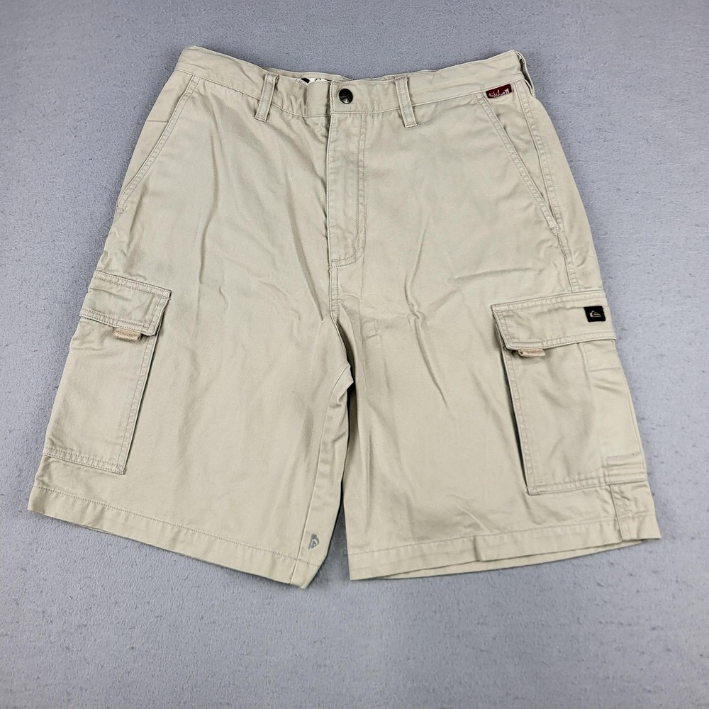 Quiksilver Cargo Shorts Mens 30 Utility Outdoor Pockets Tag 31