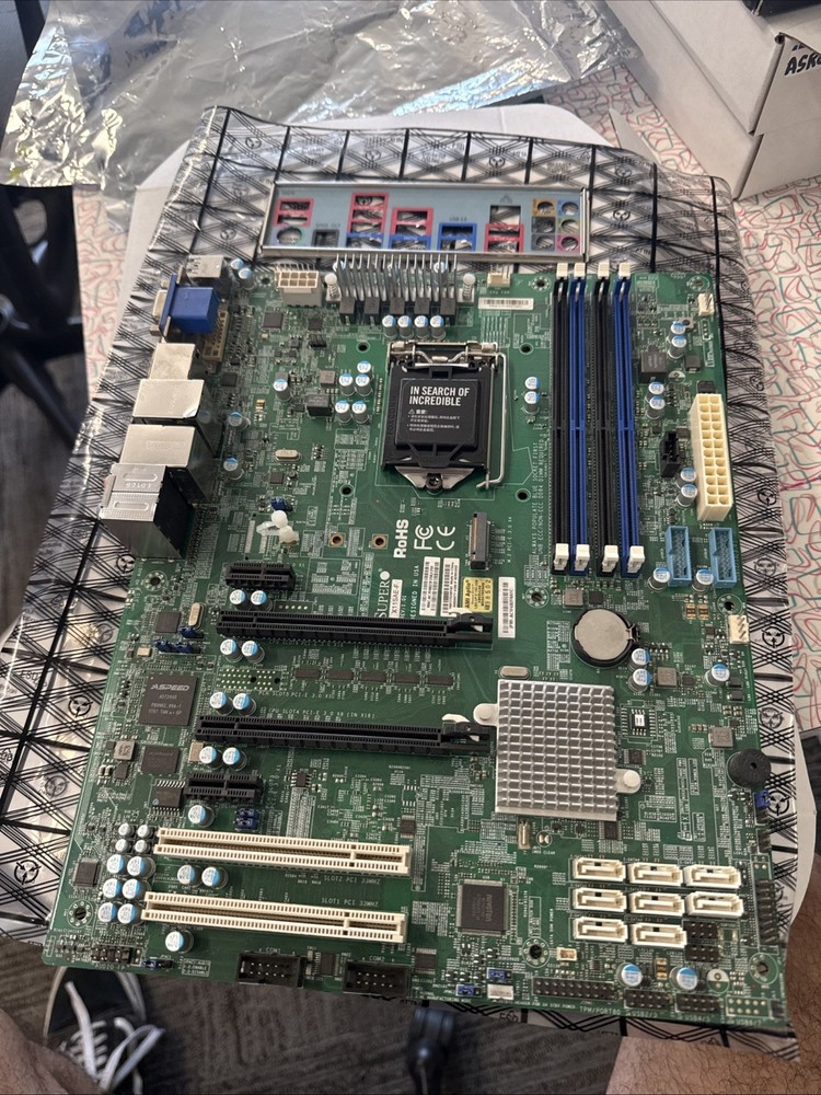 Supermicro X11SAE-F ATX Server Motherboard LGA1151 DDR4 For Intel