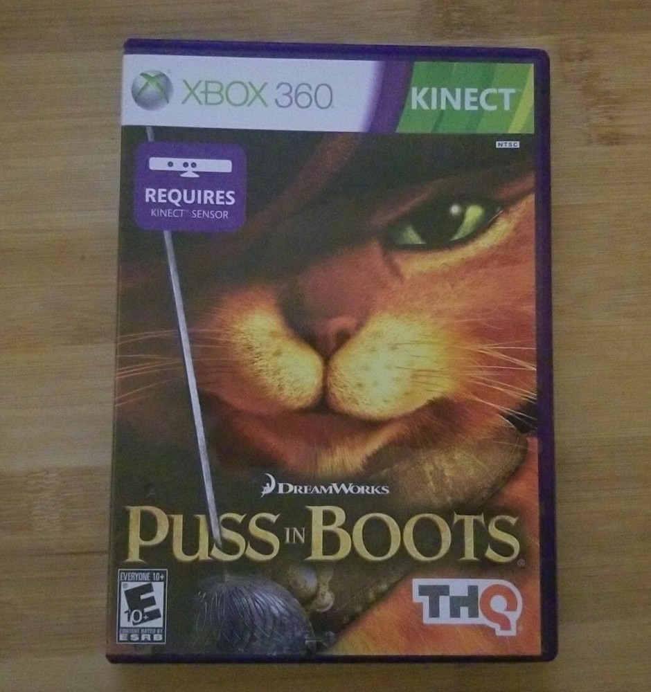 Puss in Boots - Xbox 360 Game - Complete with manual & Tested