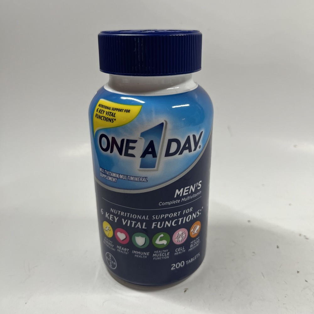 One A Day Men's Health Multivitamin / Multimineral 200 Tablets Exp 03/26