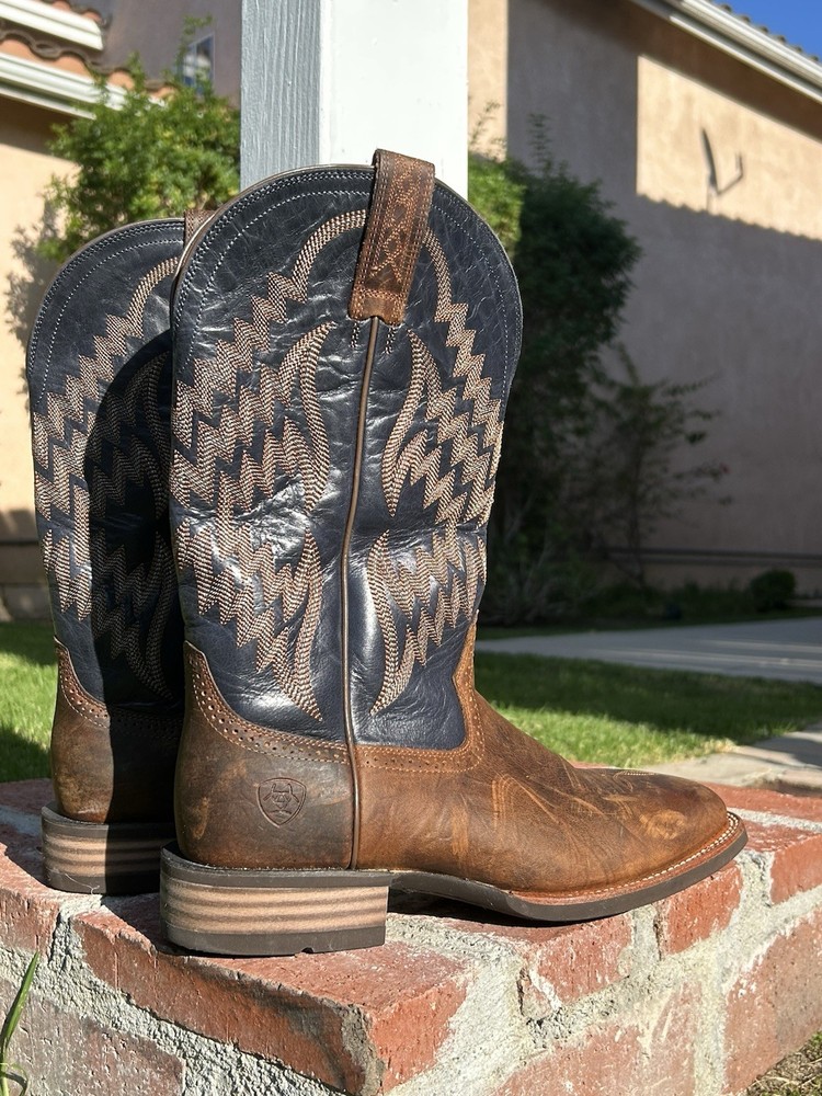Ariat Western Boots Mens Cowboy Tycoon 7.5 D Bar Top 10014053