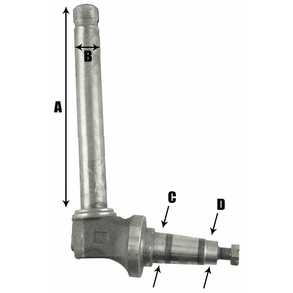Left Hand Spindle Fits Case IH Replaces 67535C91