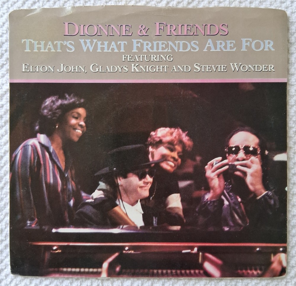 Dionne Warwick, Dionne & Friends, 45rpm, 1985, Arista Records AS 1-9422