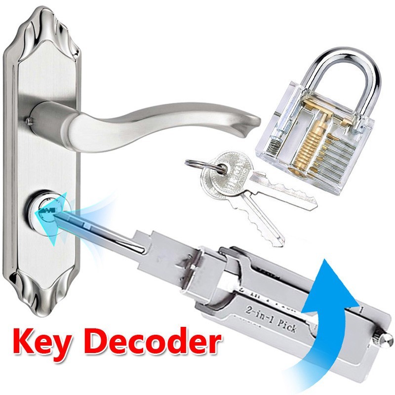 Hook And Pickup Tool Kit 2 In 1 Portable Lock Picking Set Ergonomic Set Handle