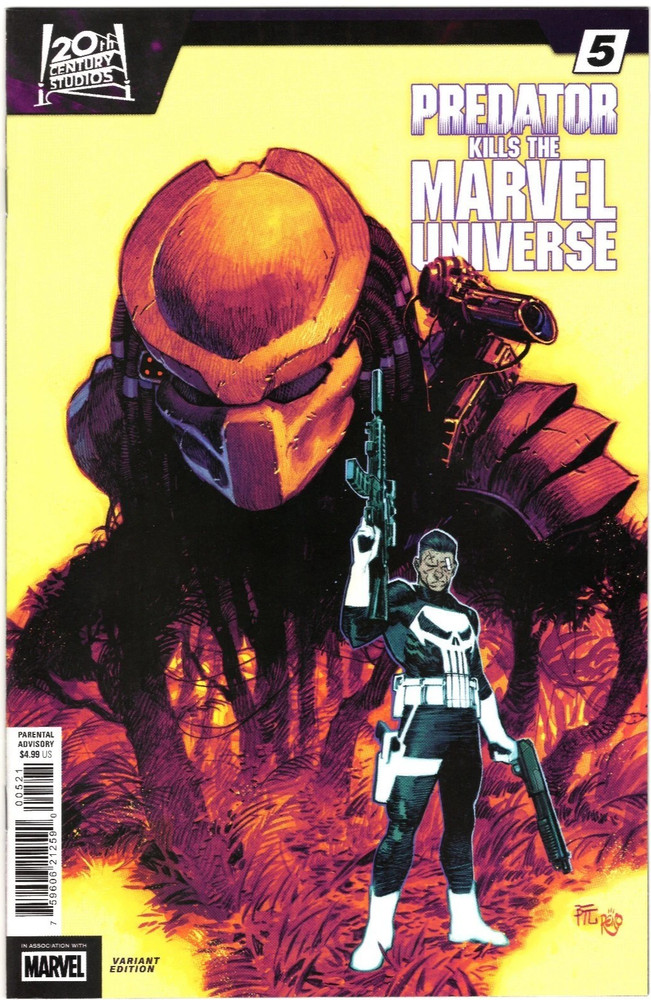 Predator Kills the Marvel Universe Comic 5 First Print Cover B Variant 2025