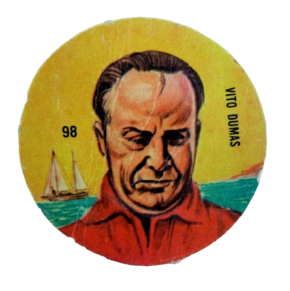 Vito Dumas Solo Sailor Adventurer 1966 Crack Campeon Card Rare Argentina #98