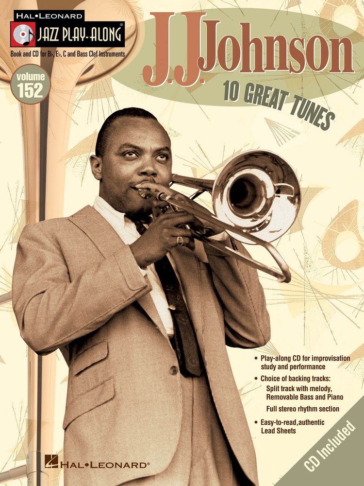 J.J. Johnson Jazz Play-Along Vol 152 Bb Eb C BC Instruments Sheet Music Book CD