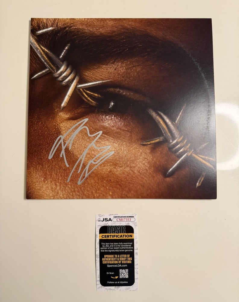 Post Malone Autographed beerbongs & bentleys Vinyl Record LP JSA COA