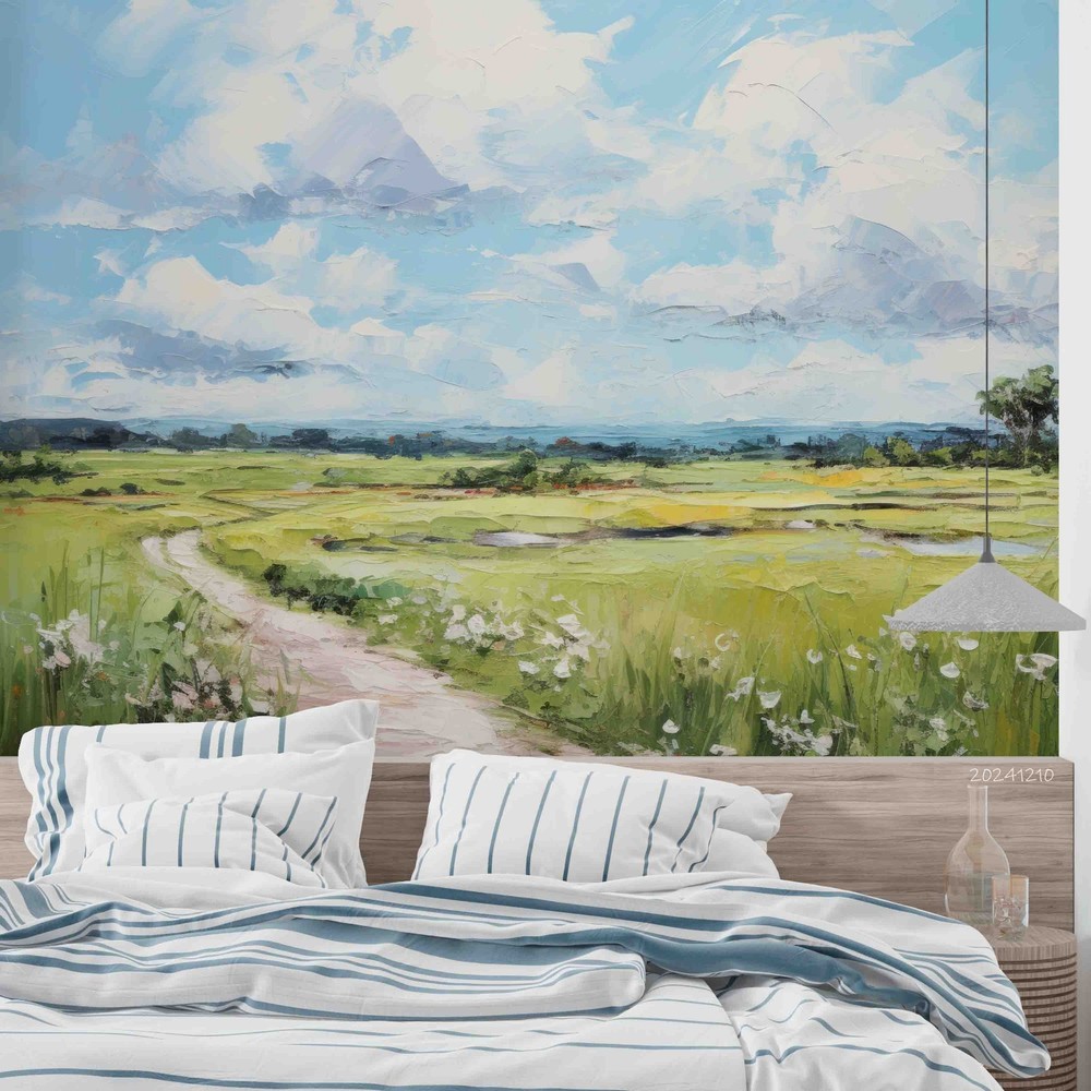 3D Landscape Oil Painting Wall Murals Wallpaper Murals Wall Sticker 8