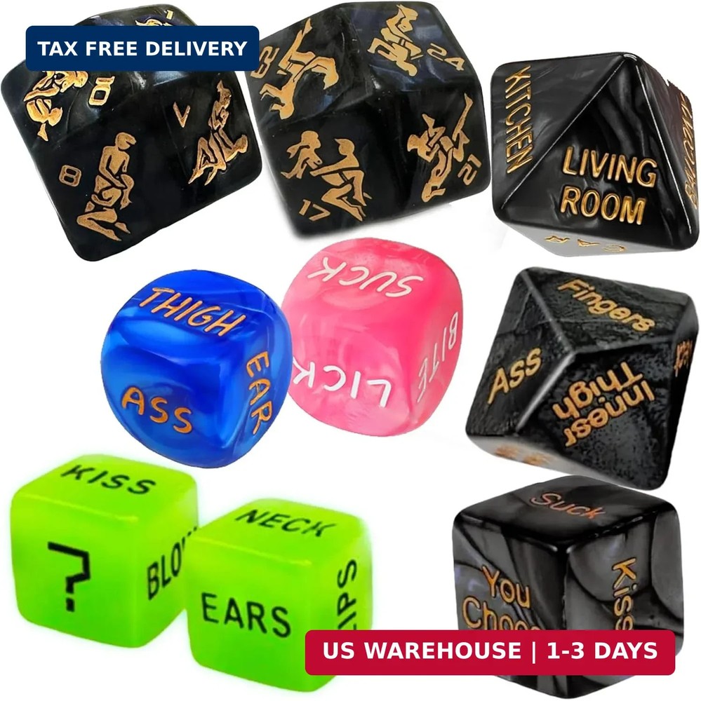 Couples Sex Dice Games, Romantic Adult Dice Sex Game for Foreplay, Date Night &