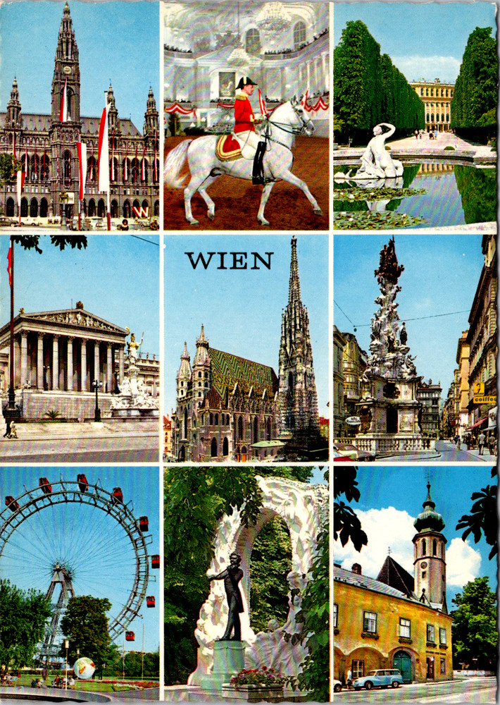 Vintage Postcard Vienna Souvenir Austria
