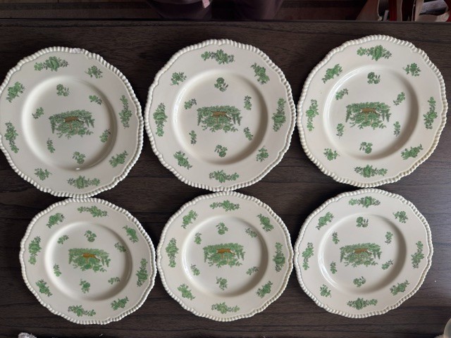 Vintage Copeland Spode specialty plates - Bar Harbor, ME