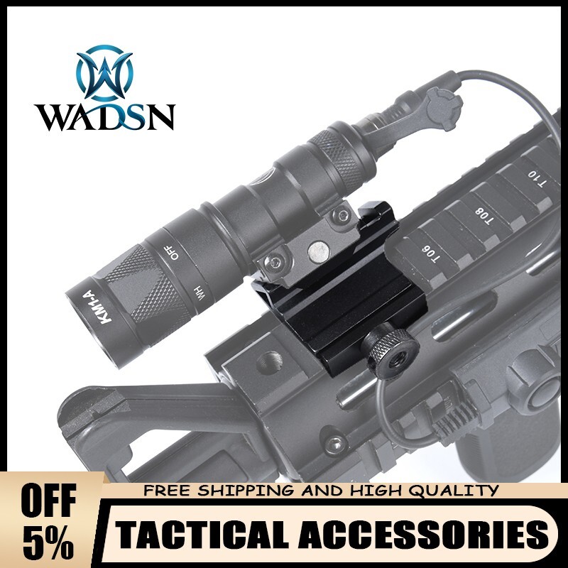 Tactical 45° Side Offset Red Dot Base RMR Sight M300 M600 Flashlight Mount New