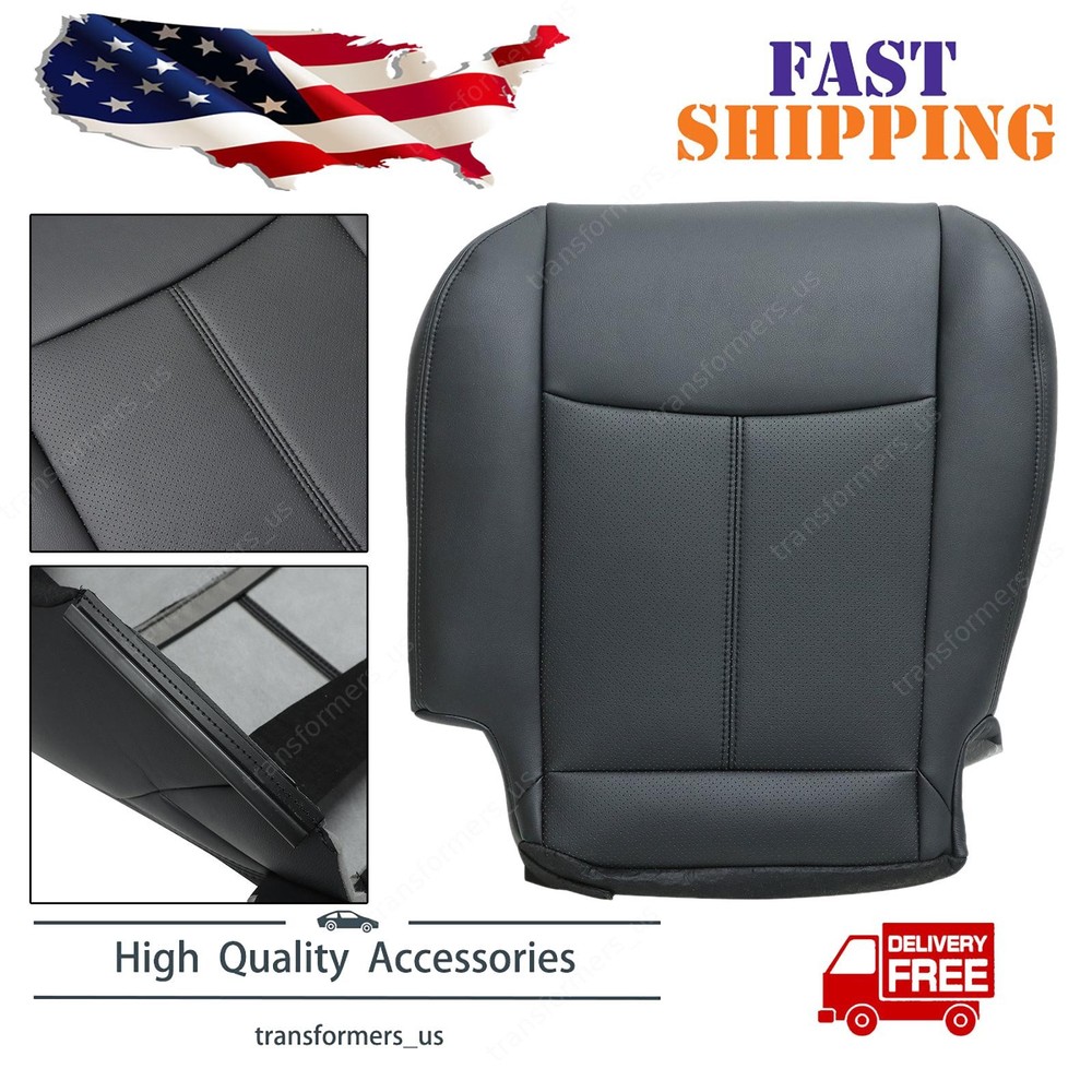 For 2013-2020 Nissan Pathfinder Driver Side Bottom Replacement Seat Cover Black