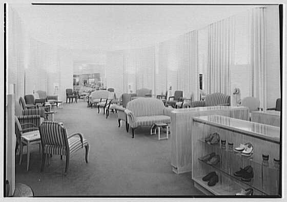 Miller shoe store, business at 450 5th Ave., New York City. General new salon